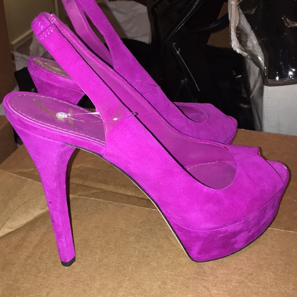 BRIAN ATWOOD REAL SUEDE COMFY AF PLATFORM SLINGBACK PEEPS SIZE 9 - Picture 4 of 11